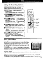 Предварительный просмотр 27 страницы Panasonic PVSS2710 - TV/HDR COMBO Operating Manual