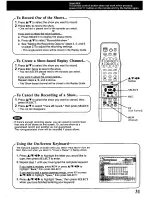 Предварительный просмотр 31 страницы Panasonic PVSS2710 - TV/HDR COMBO Operating Manual