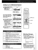 Предварительный просмотр 47 страницы Panasonic PVSS2710 - TV/HDR COMBO Operating Manual