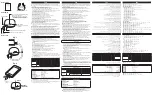 Предварительный просмотр 2 страницы Panasonic QE-QL102 Operating Instructions