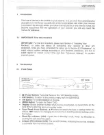 Предварительный просмотр 4 страницы Panasonic QTR 2140 Operating Instructions Manual