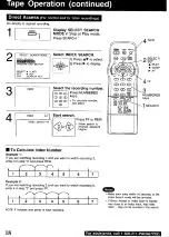 Preview for 18 page of Panasonic Quasar Omnivision VHQ040M Operating Instructions Manual