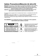 Preview for 3 page of Panasonic QUASAR PV-C1330W Operating Manual