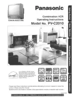 Panasonic QUASAR PV-C2010 User Manual preview