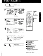 Preview for 11 page of Panasonic QUASAR PV-C2010 User Manual