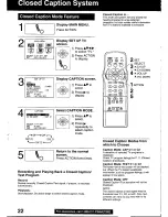 Preview for 22 page of Panasonic QUASAR PV-C2020 Operating Manual