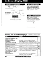 Preview for 42 page of Panasonic QUASAR PV-C2020 Operating Manual