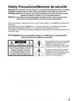 Preview for 3 page of Panasonic QUASAR PV-C2030W Operating Manual