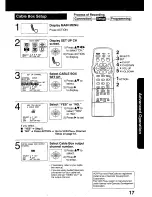 Preview for 17 page of Panasonic QUASAR PV-C2030W Operating Manual