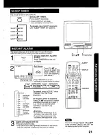 Preview for 21 page of Panasonic QUASAR PV-C2030W Operating Manual