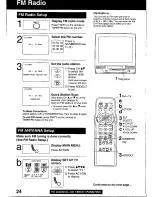 Preview for 24 page of Panasonic QUASAR PV-C2030W Operating Manual