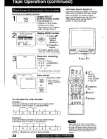 Preview for 28 page of Panasonic QUASAR PV-C2030W Operating Manual