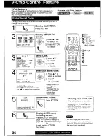 Preview for 36 page of Panasonic QUASAR PV-C2030W Operating Manual