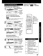 Preview for 37 page of Panasonic QUASAR PV-C2030W Operating Manual