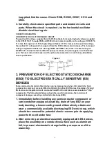 Предварительный просмотр 6 страницы Panasonic QUASAR PV-C2030W Service Manual