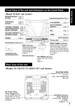 Preview for 7 page of Panasonic Quasar W-1301 Operating Instructions Manual