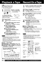 Preview for 14 page of Panasonic Quasar W-1301 Operating Instructions Manual