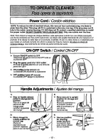 Предварительный просмотр 12 страницы Panasonic Quickdraw M-CV5750 Operating Manual