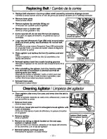 Предварительный просмотр 17 страницы Panasonic Quickdraw M-CV5750 Operating Manual