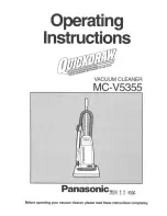 Panasonic QuickDraw MC-V5355 Operating Instructions Manual предпросмотр