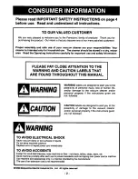 Предварительный просмотр 2 страницы Panasonic QuickDraw MC-V5355 Operating Instructions Manual