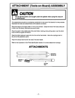 Предварительный просмотр 7 страницы Panasonic QuickDraw MC-V5355 Operating Instructions Manual