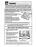 Предварительный просмотр 13 страницы Panasonic QuickDraw MC-V5355 Operating Instructions Manual