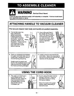 Preview for 6 page of Panasonic QuickDraw MC-V5370 Operating Instructions Manual