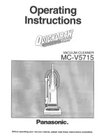 Panasonic QuickDraw MC-V5715 Operating Instructions Manual предпросмотр