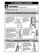 Preview for 6 page of Panasonic QuickDraw MC-V5715 Operating Instructions Manual