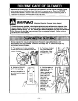 Предварительный просмотр 11 страницы Panasonic Quickdraw MC-V5725 Operating Instructions Manual