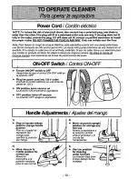 Предварительный просмотр 12 страницы Panasonic Quickdraw MC-V5746 Operating Instructions Manual