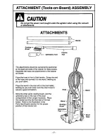 Предварительный просмотр 7 страницы Panasonic QuickDraw MC-V6945 Operating Instructions Manual