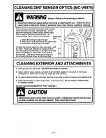 Предварительный просмотр 17 страницы Panasonic QuickDraw MC-V6945 Operating Instructions Manual