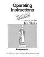 Предварительный просмотр 1 страницы Panasonic QuickDraw MC-V6950 Operating Instructions Manual