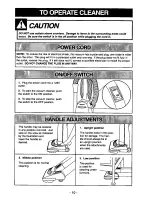 Предварительный просмотр 10 страницы Panasonic QuickDraw MC-V6985 Operating Instructions Manual