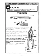 Предварительный просмотр 7 страницы Panasonic Quickdraw MC-V7305 Operating Instructions Manual