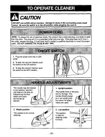 Предварительный просмотр 10 страницы Panasonic Quickdraw MC-V7305 Operating Instructions Manual