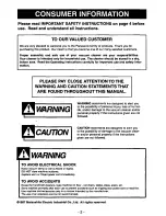 Предварительный просмотр 2 страницы Panasonic QuickDraw MC-V7325 Operating Instructions Manual