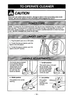 Предварительный просмотр 10 страницы Panasonic QuickDraw MC-V7325 Operating Instructions Manual