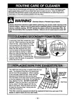 Предварительный просмотр 12 страницы Panasonic QuickDraw MC-V7325 Operating Instructions Manual