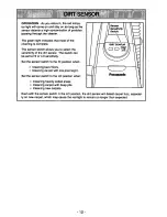 Предварительный просмотр 12 страницы Panasonic QuickDraw MC-V7375 Operating Instructions Manual