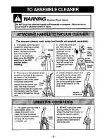 Предварительный просмотр 6 страницы Panasonic Quickdraw MC-V7377 Operating Instructions Manual