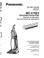 Предварительный просмотр 1 страницы Panasonic Quickdraw MC-V7522 Operating Instructions Manual