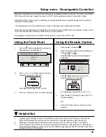 Preview for 19 page of Panasonic QUINTRIX TX-76PW300A Operating Instructions Manual