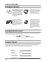 Preview for 36 page of Panasonic QUINTRIX TX-76PW300A Operating Instructions Manual