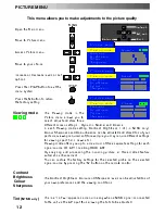 Предварительный просмотр 12 страницы Panasonic QuintrixF TX-21AP2D Operating Instructions Manual