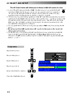 Предварительный просмотр 22 страницы Panasonic QuintrixF TX-21AP2D Operating Instructions Manual