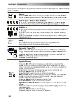 Предварительный просмотр 22 страницы Panasonic QuintrixF TX-21AS1D Operating Instructions Manual