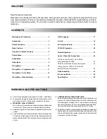 Preview for 2 page of Panasonic QuintrixF TX-21AS1F Operating Instructions Manual